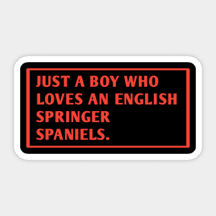 English Springer spaniel Sticker